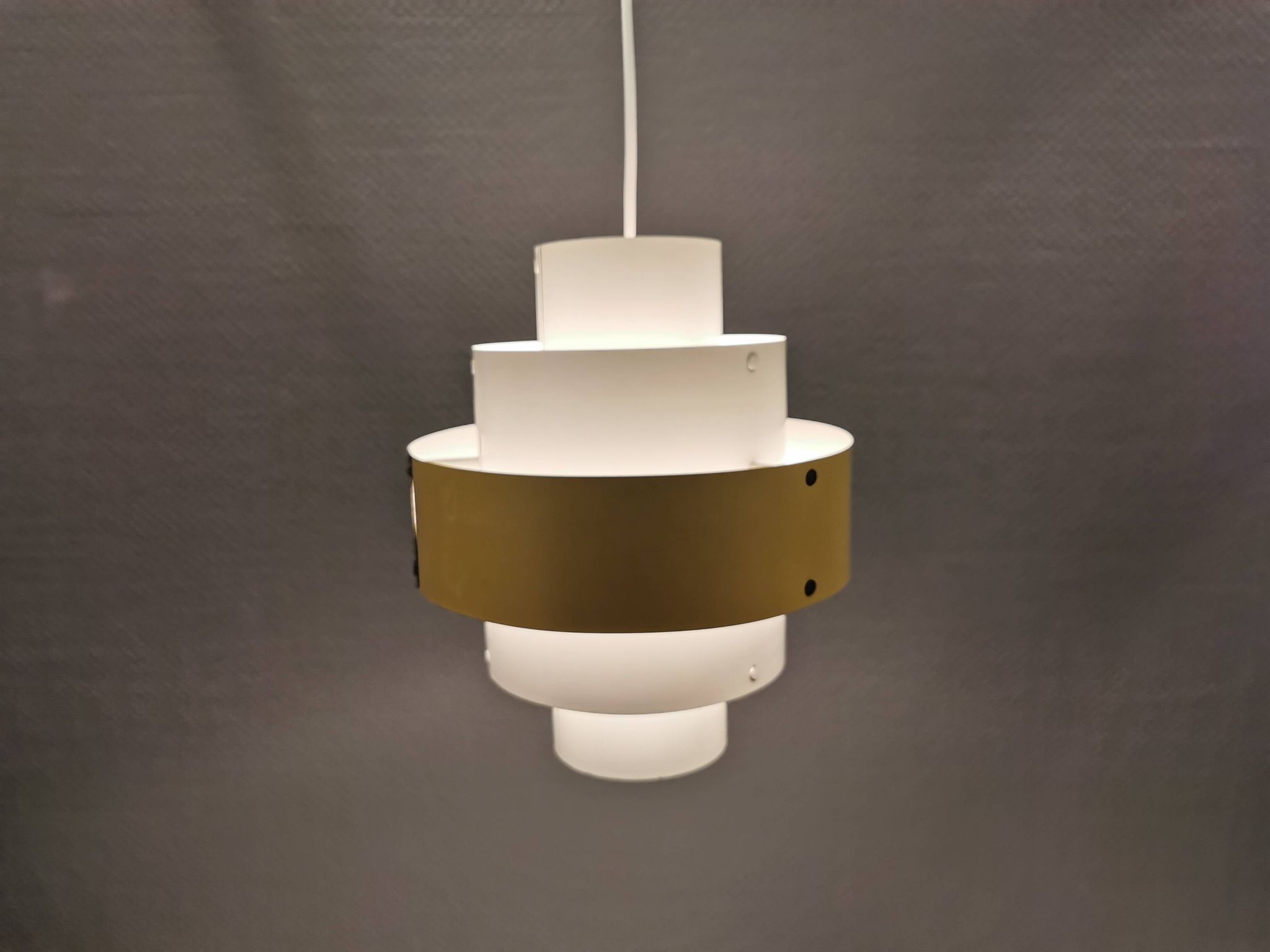 Hanging lamp from the early 1960s, designed by Flemming Brylle & Preben Jacobsen