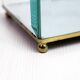 Beveled glass jewelry box