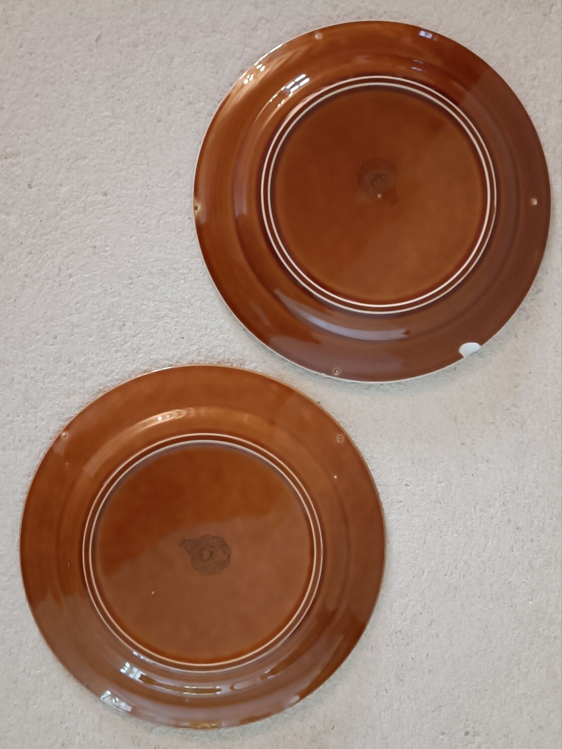 Set of 6 earthenware plates Made in Italy