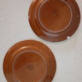 Set of 6 earthenware plates Made in Italy