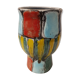 Enamelled vintage Vallauris vase