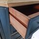 Seven-drawer chest of drawers in solid wood