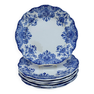 Lot de six assiettes plates Dordrecht BFK