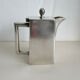 Silver metal coffee maker by B.Bohrmann for Hof Baden-Baden Frankfurt