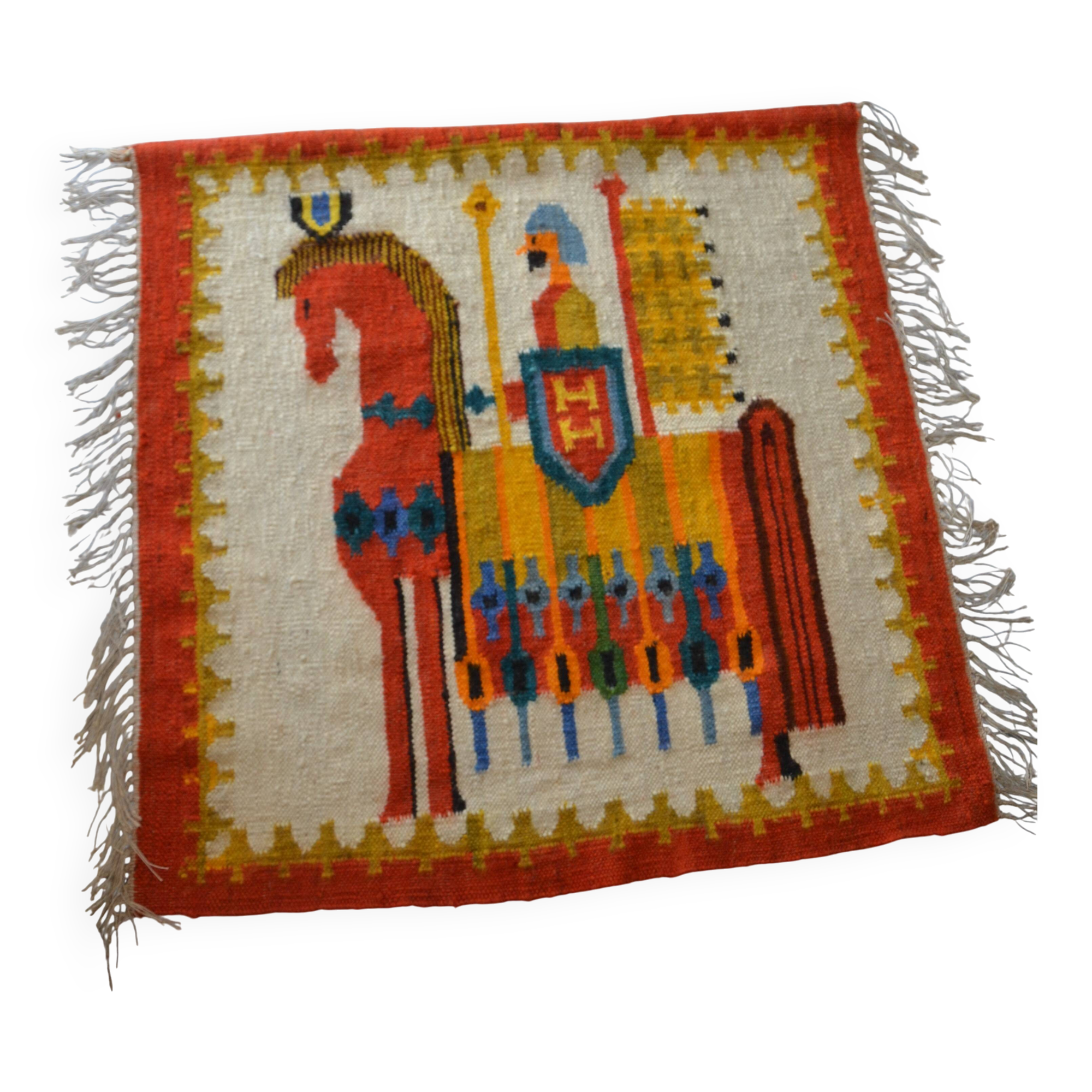 Kilim/tapisserie murale polonaise par M Domanska 1971