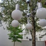 Chrome chandelier