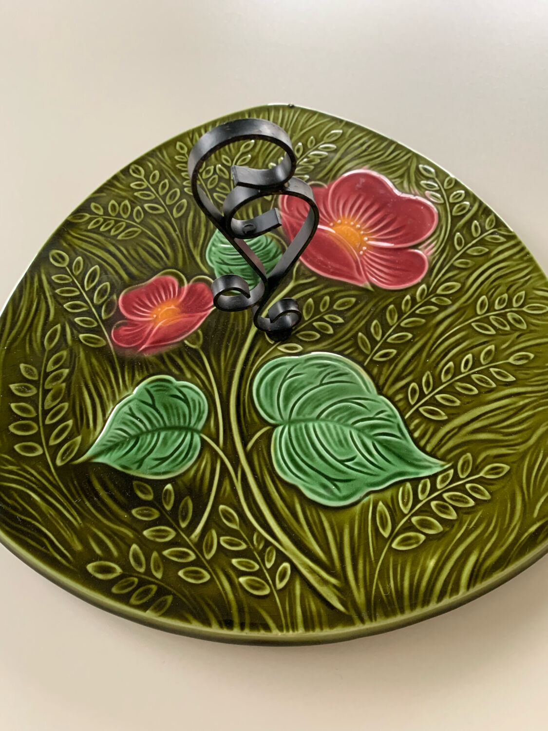 Assiette à fromage Sarreguemines