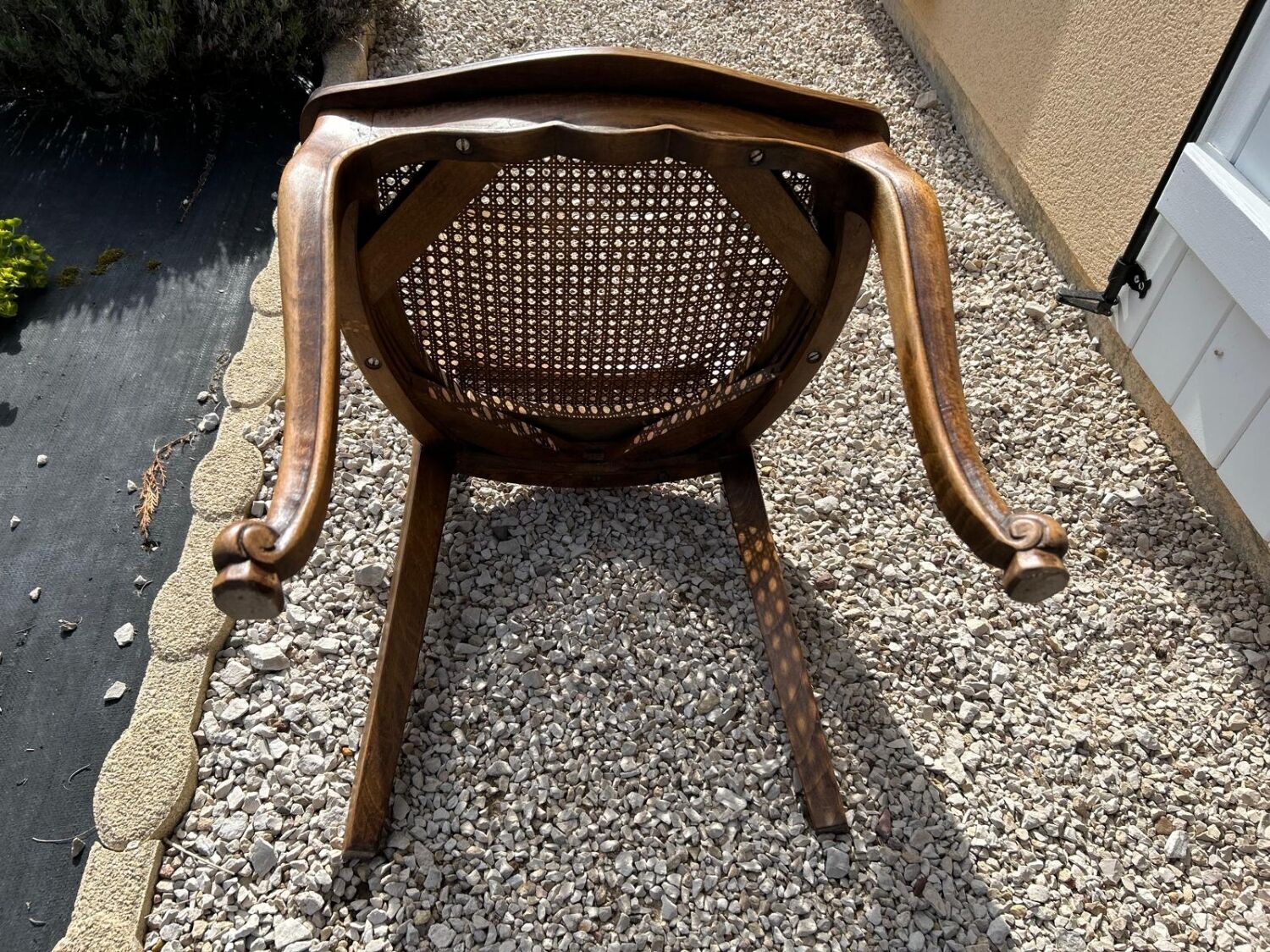 Caned chair in Louis XV style