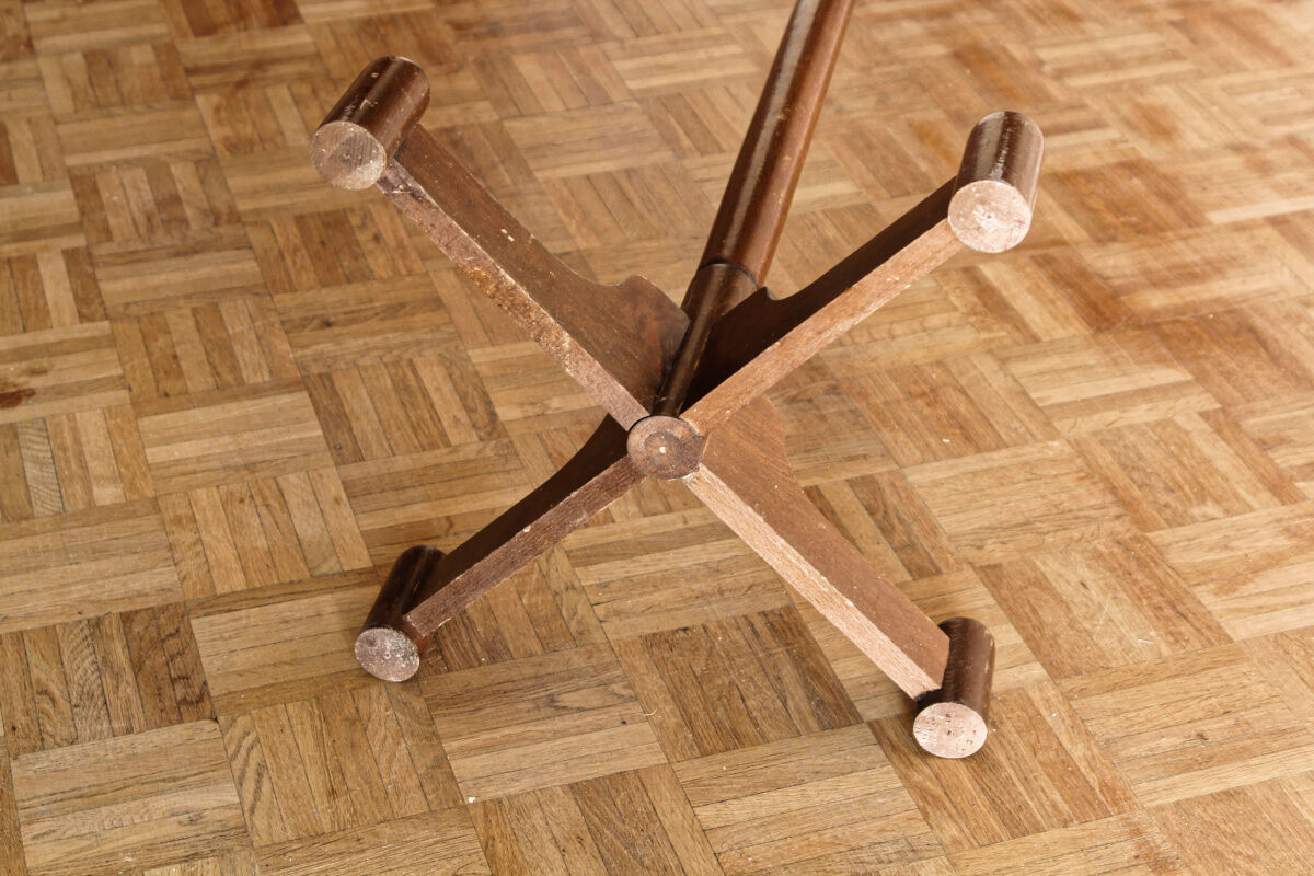 Parrot, wooden coat rack, 70s