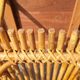 Rattan side table