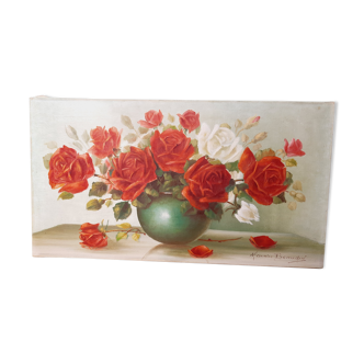 Still life bouquet of roses