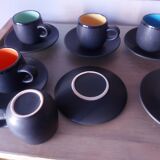 Set of 6 50'S ceramic cups