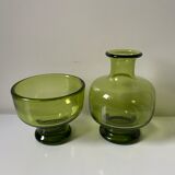Pair of 1960’s danish glass by Per Lutken