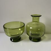 Pair of 1960’s danish glass by Per Lutken