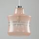 Vintage Italian Chrome and Pink Glass Pendant Lamp