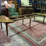 Louis Philippe style oval extendable dining table