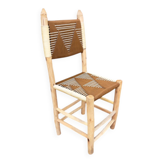 Woven rope Moroccan chair