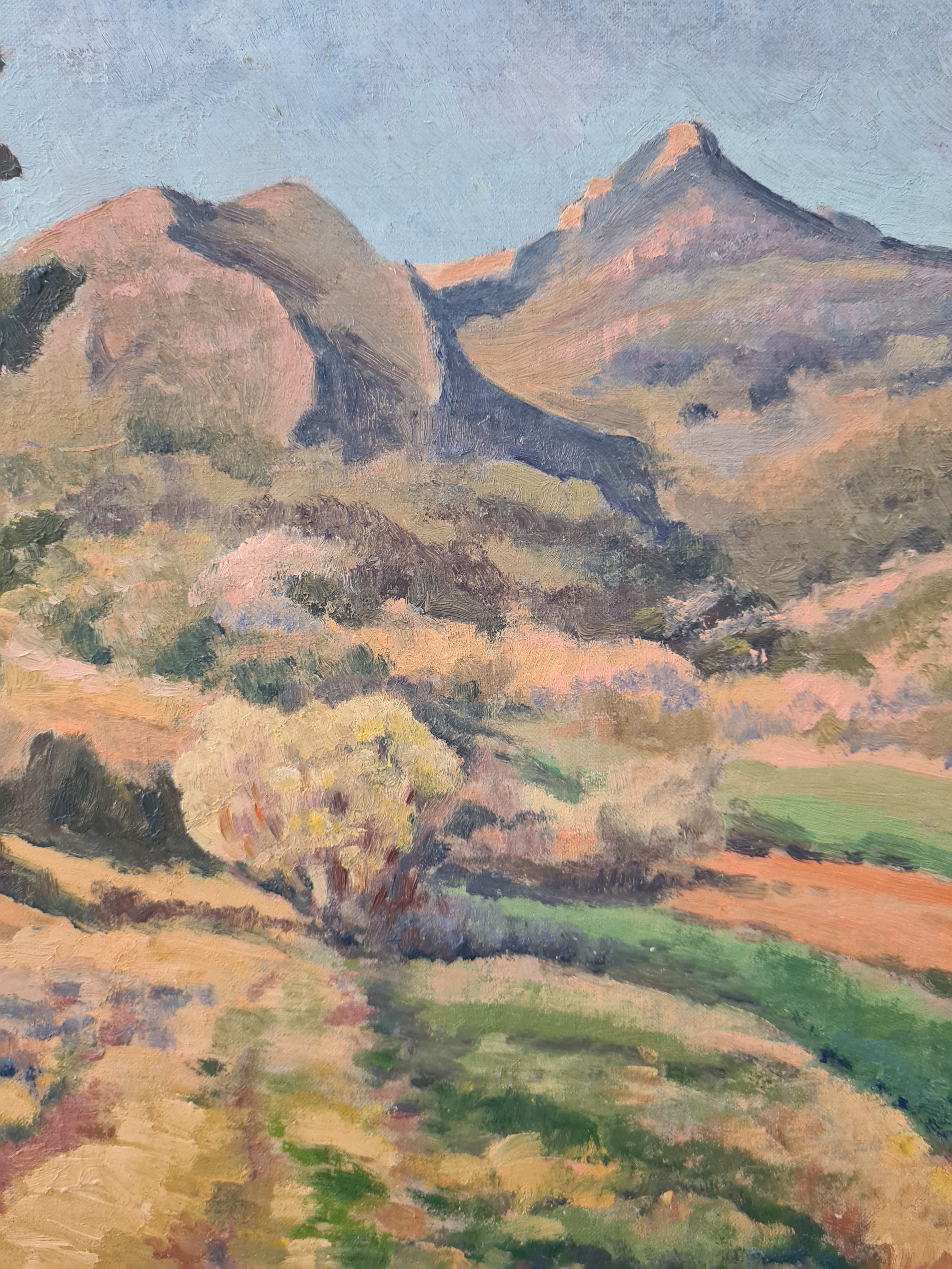 Le Garlaban - Oil on panel - 1951