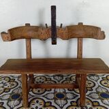 Brutalist bench bull's head file