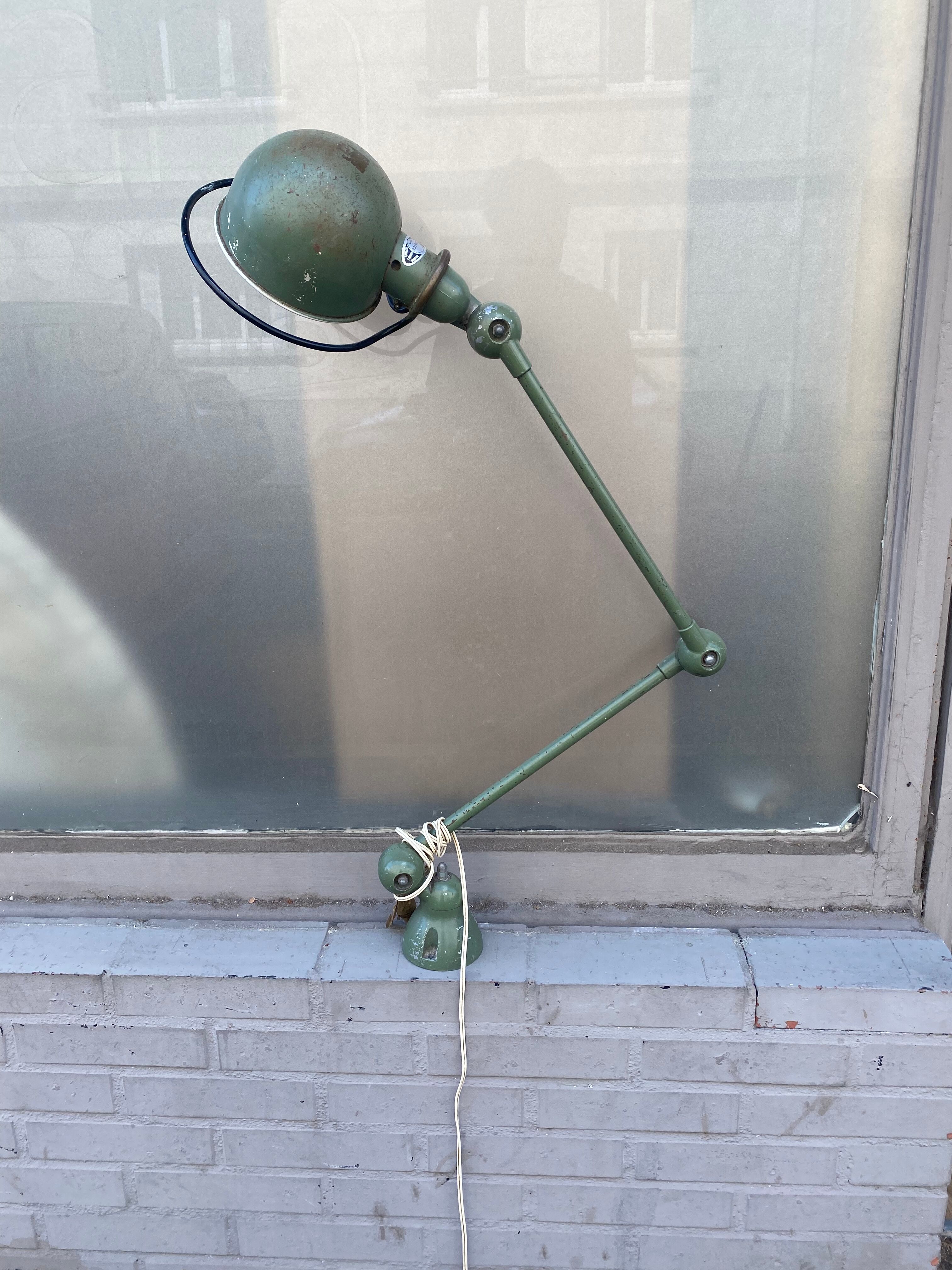 Large old Jielde wall light from the 60s