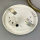 Plafonnier verre  design lampe 70s