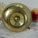 Brass candlestick with rise and fall