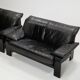 Postmodern German brutalist lounge sofa by Rolf Benz for Musterring, 1990s, set of 2