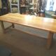 Light oak farm table