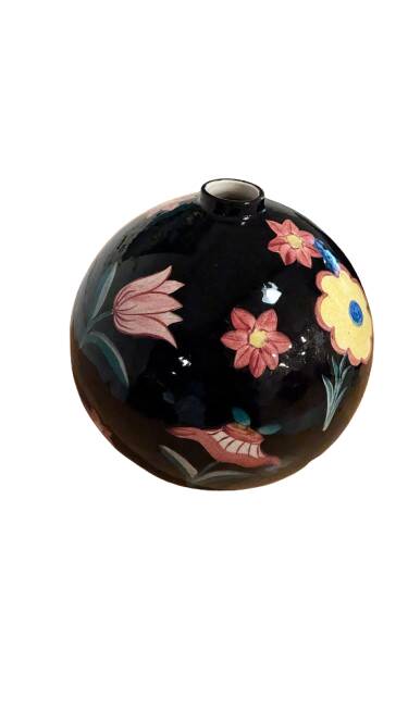 Vase with floral decoration, 1950s