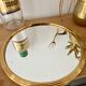 Round mirror tray 29cm