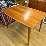 Scandinavian extendable dining table attributed to Axel Christensen.