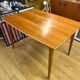 Scandinavian extendable dining table attributed to Axel Christensen.