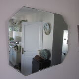 bevelled mirror from the 1960s 60x45cm