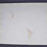 Jean Poulet (1926-2006) "the dead city" Oil on paper