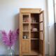 Renovated antique display cabinet