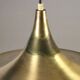 Vintage lamp in aluminium with brass plating, Italian made, 1960s.