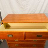 Commode  Marine meuble Gautier 1991 avec poignées Laiton