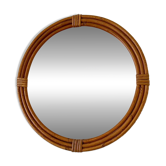 Miroir rotin