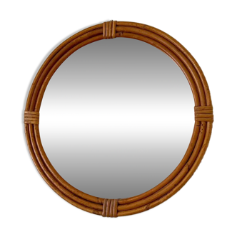 Miroir rotin