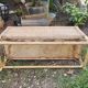 Vintage rattan planter