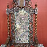 Neo-baroque armchair, circa 1880
