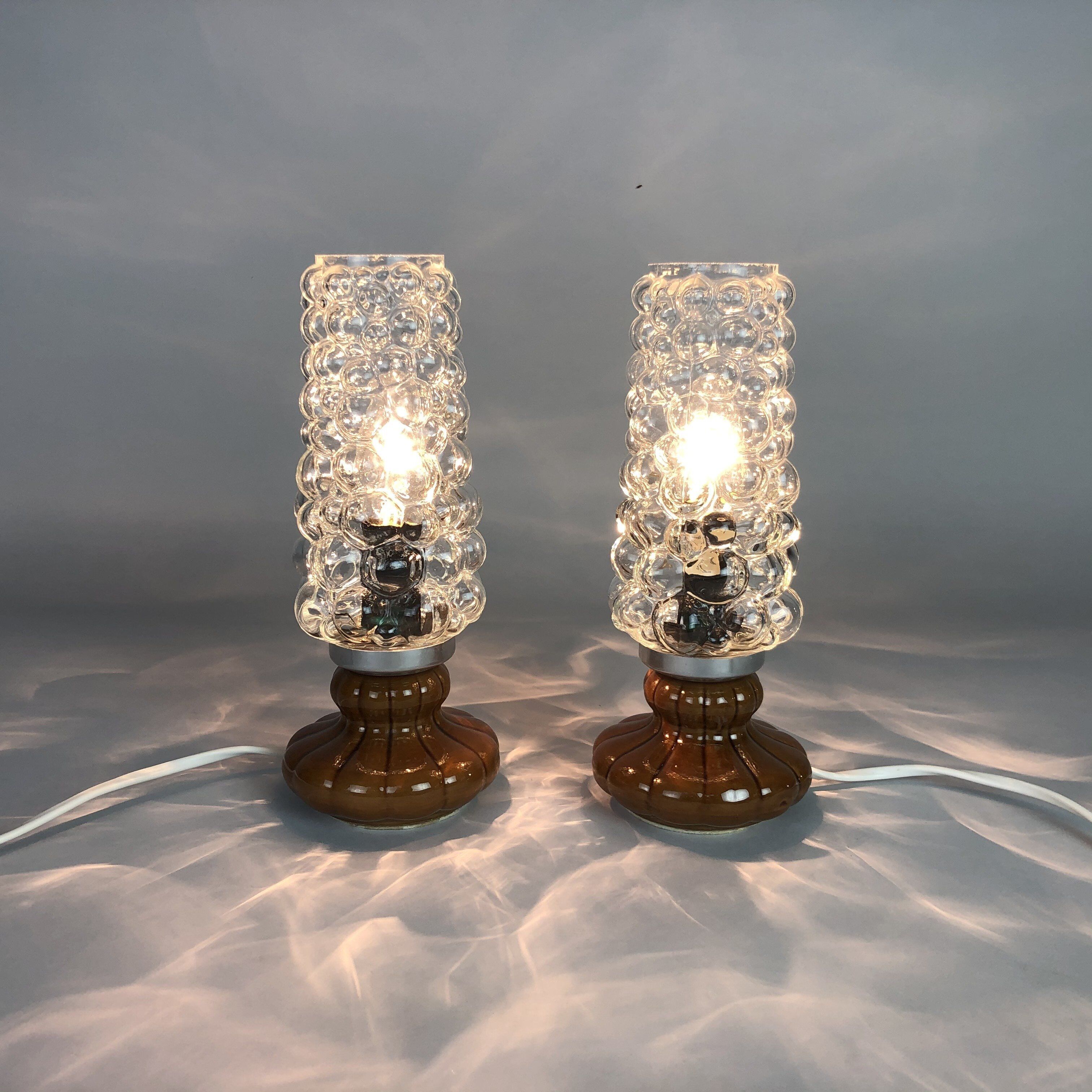 Pair of lamps, 70s