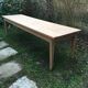 Farm table feet tapered rough wood
