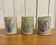 Trio de mugs en grès 