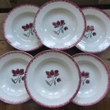 6 deep plates Badonviller 200851