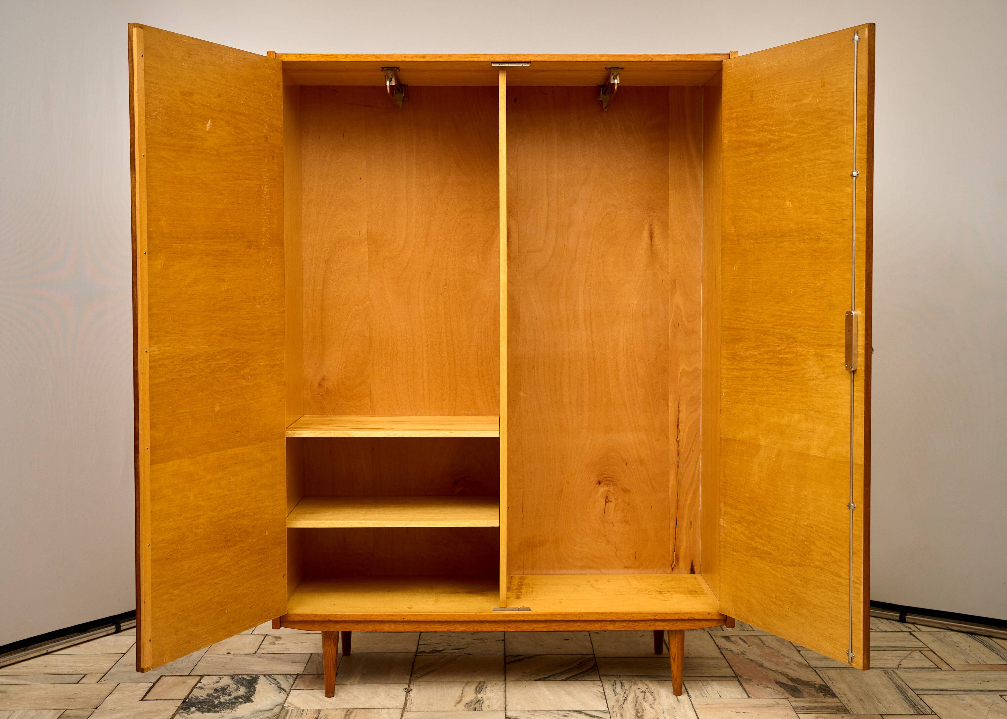 Vintage Wardrobe by Drevotvar, 1960s, Czechoslovakia