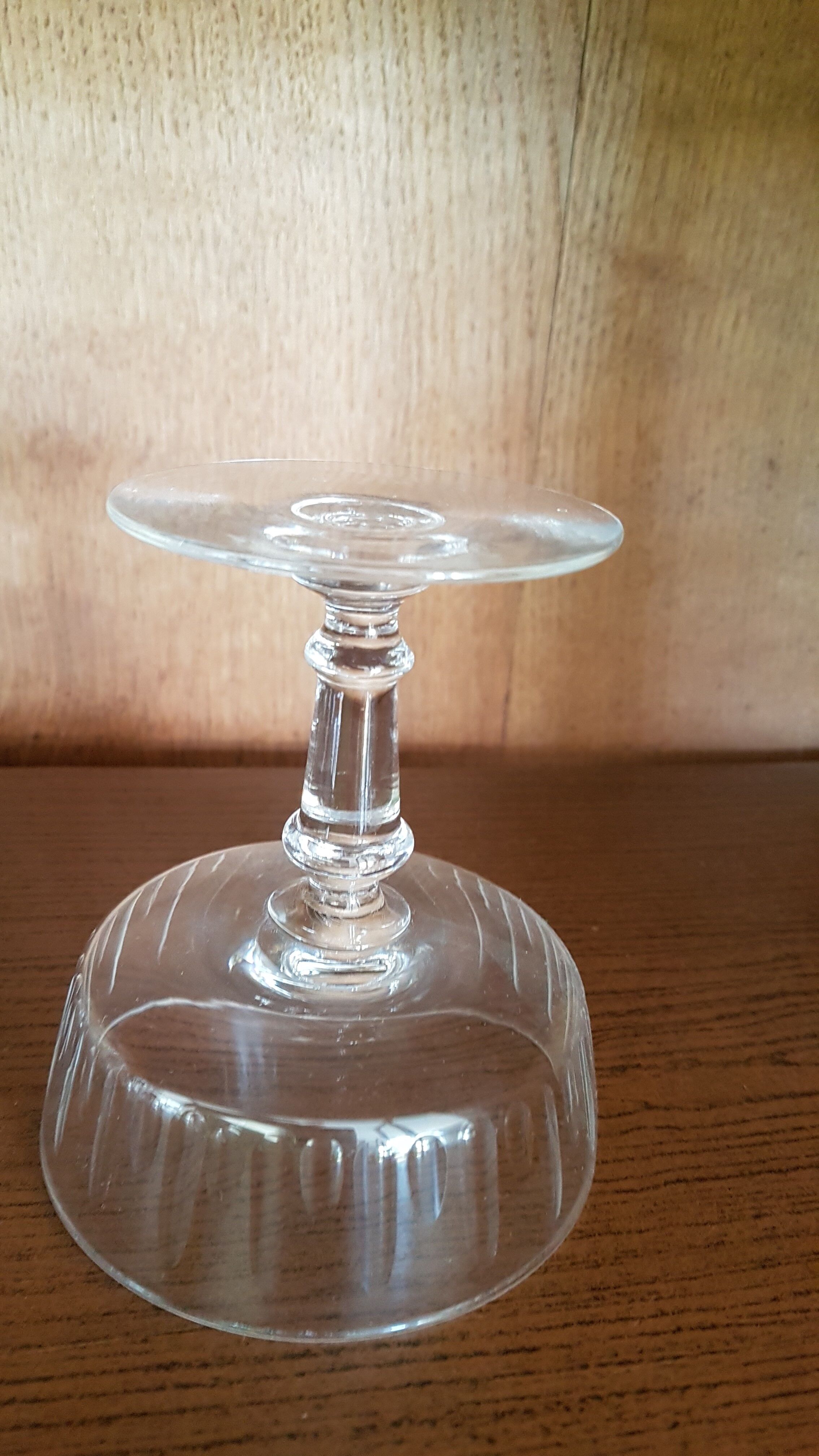 11 champagne crystal cups