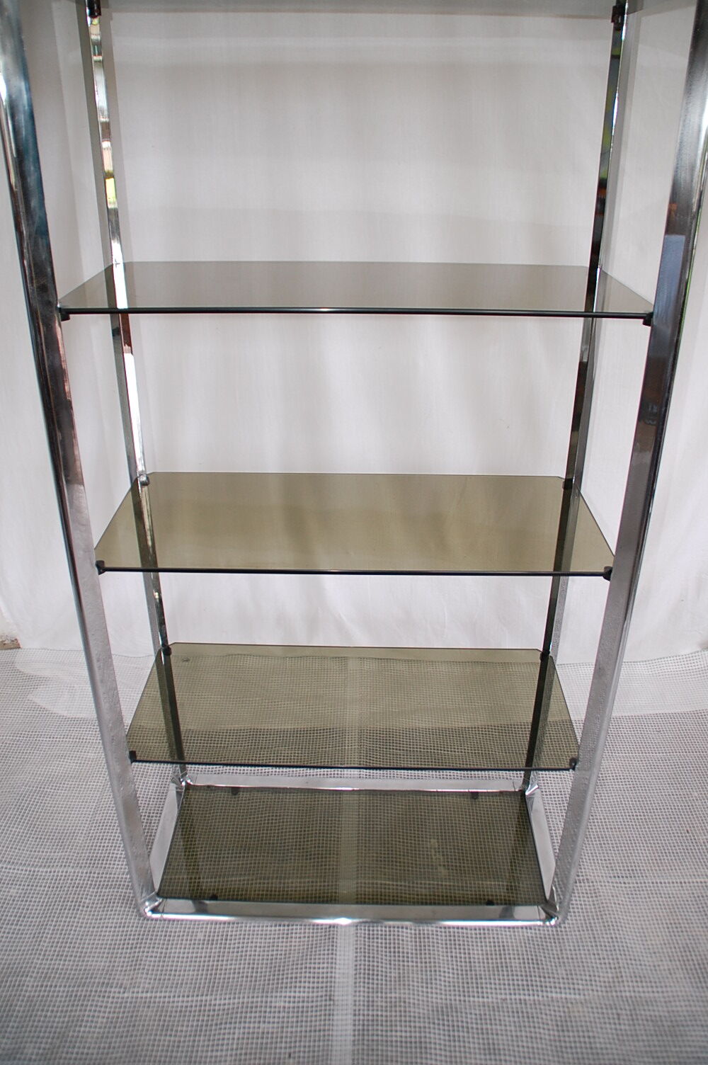 Etagère italienne chrome Fratelli Orsenigo 1970