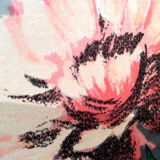 Old screen flowered in 3 parts