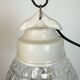 Vintage White Porcelain Pendant Light, 1970s